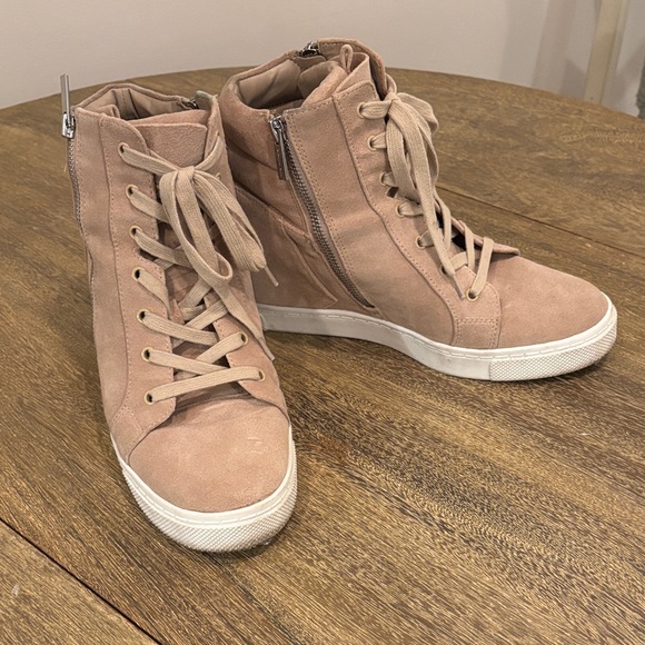 Gianni Bini Shoes - Gianni Bini Women’s High-Top Wedge Sneakers- Size 10